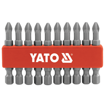 YATO 1/4 10件套防滑十字旋具头PH2