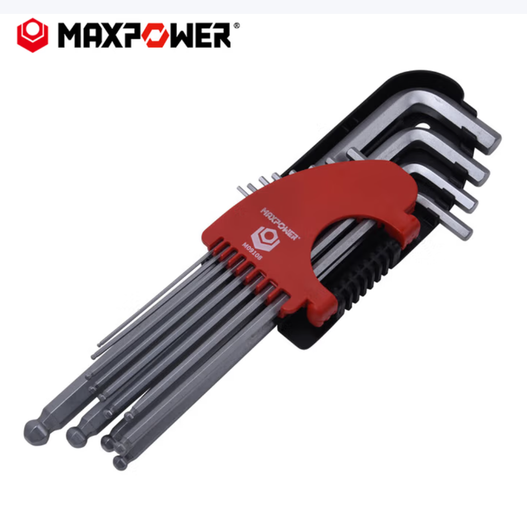 MAXPOWER 球头雾化特长内六角组套（英制）