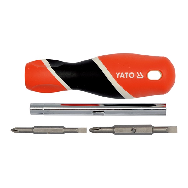YATO 6合1三色柄螺丝批S2