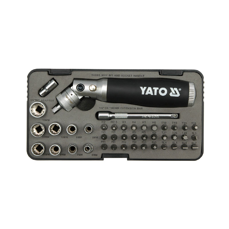 YATO 42件套高档棘轮螺丝批