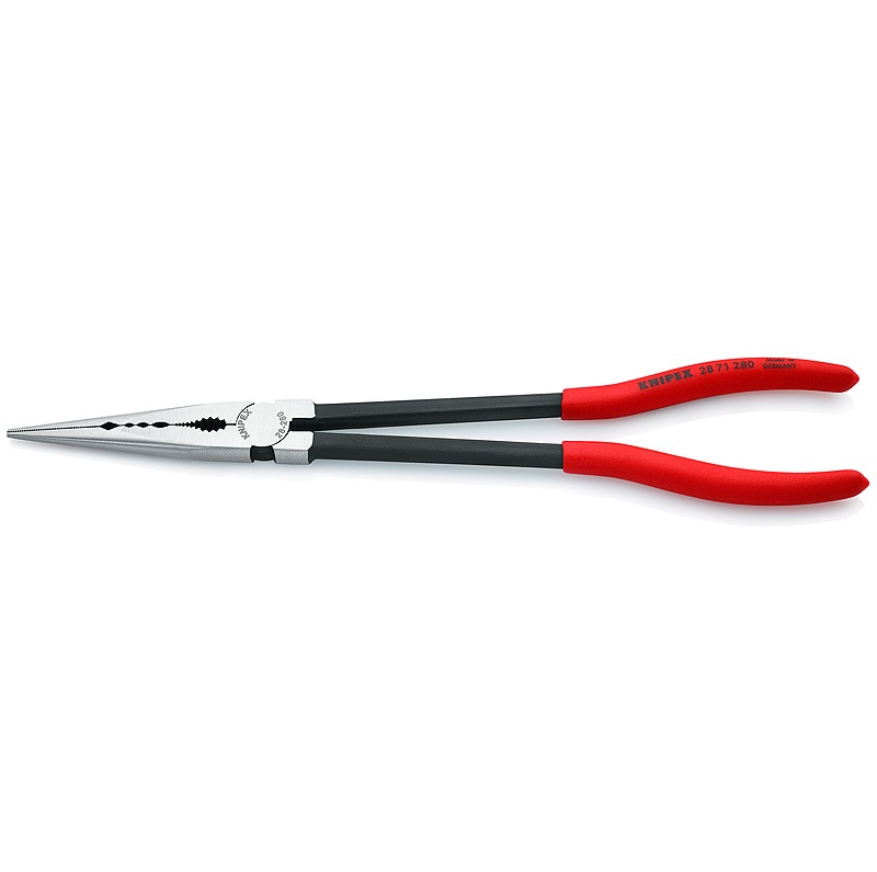 Knipex  长嘴装配钳 夹持面带齿