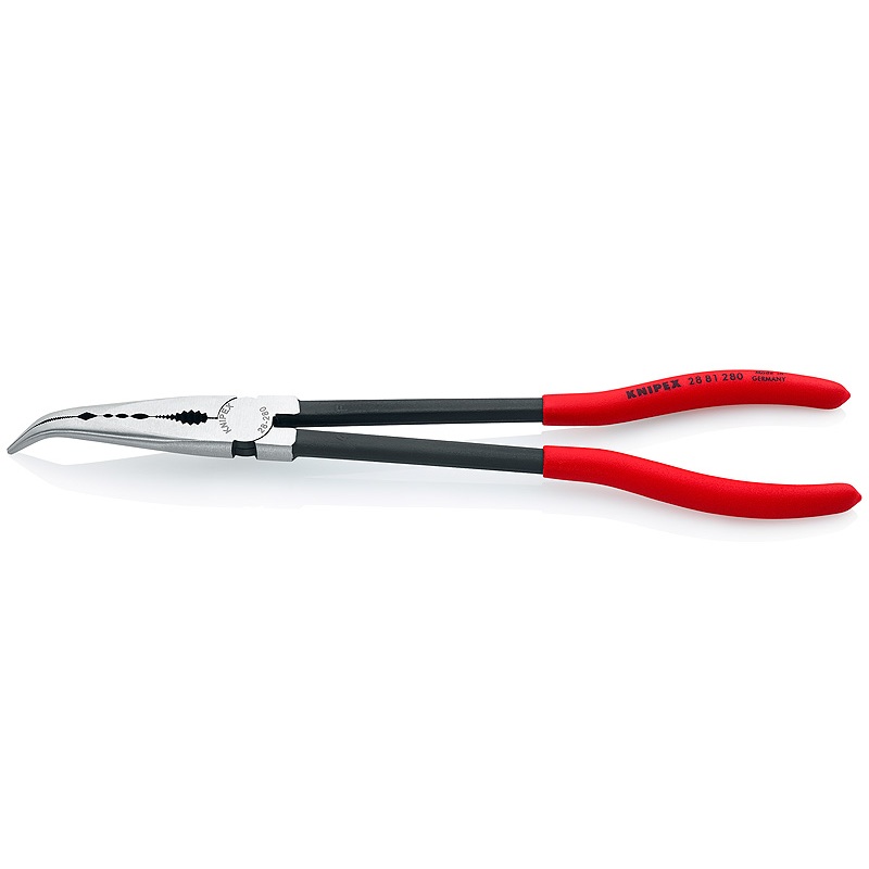 Knipex  长嘴装配钳 夹持面带齿