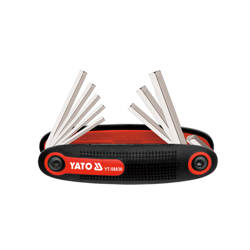YATO 8件套折叠内六角扳手S2