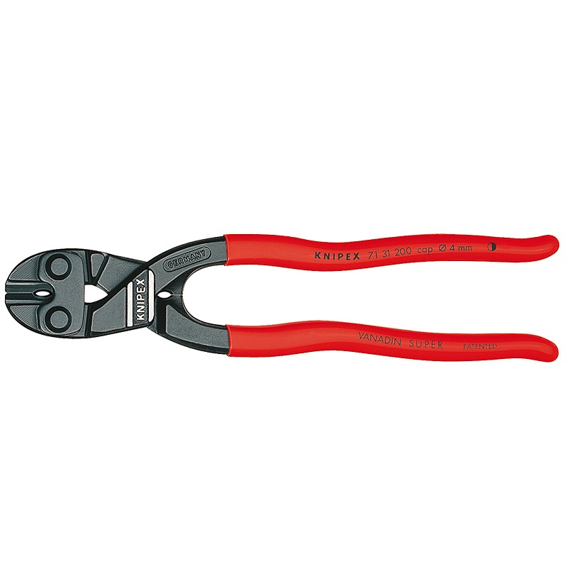 KNIPEX CoBolt® 紧凑型断线钳 剪切口带凹槽