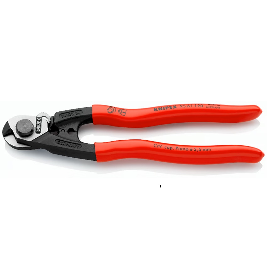 Knipex 钢丝绳剪 利索剪切，精密压接