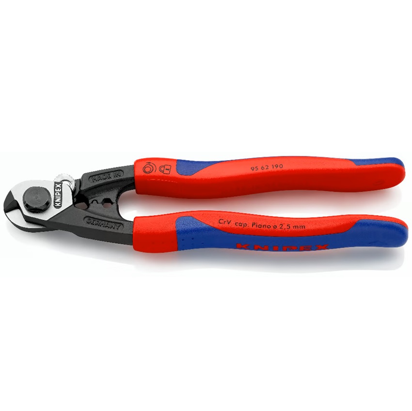 Knipex 钢丝绳剪 利索剪切，精密压接
