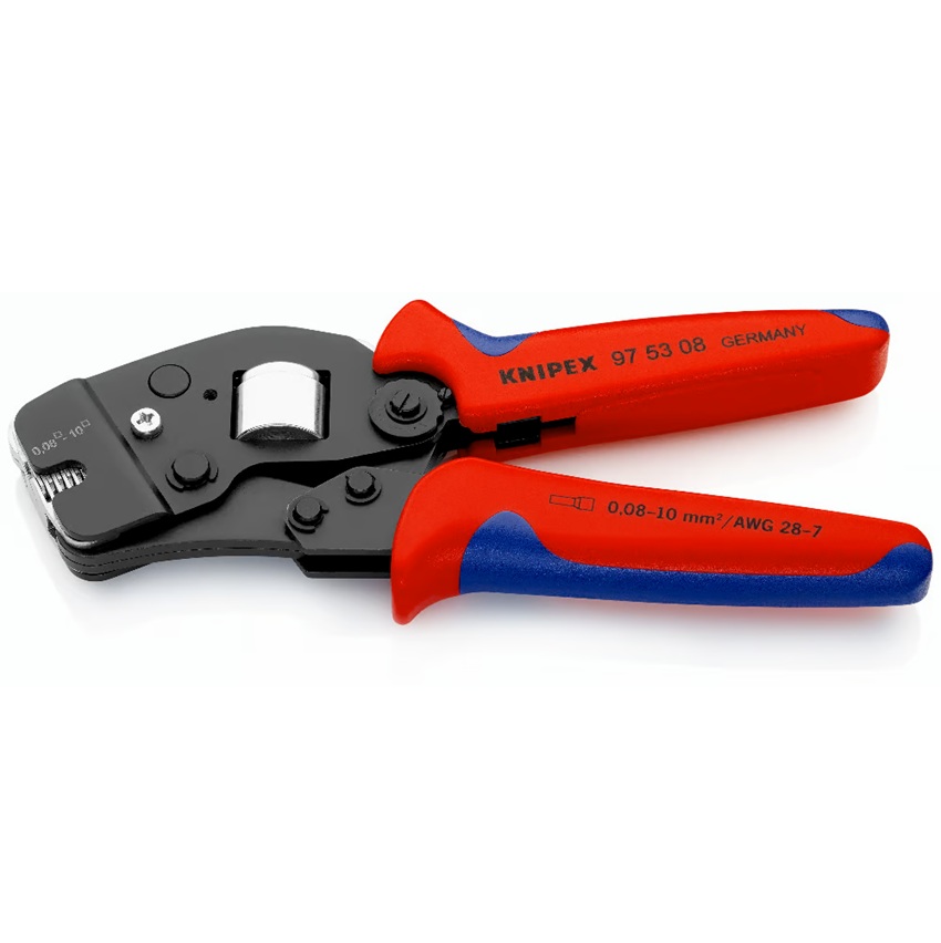 Knipex 自调式套管端子压接钳 0.08-16mm² 前方进线
