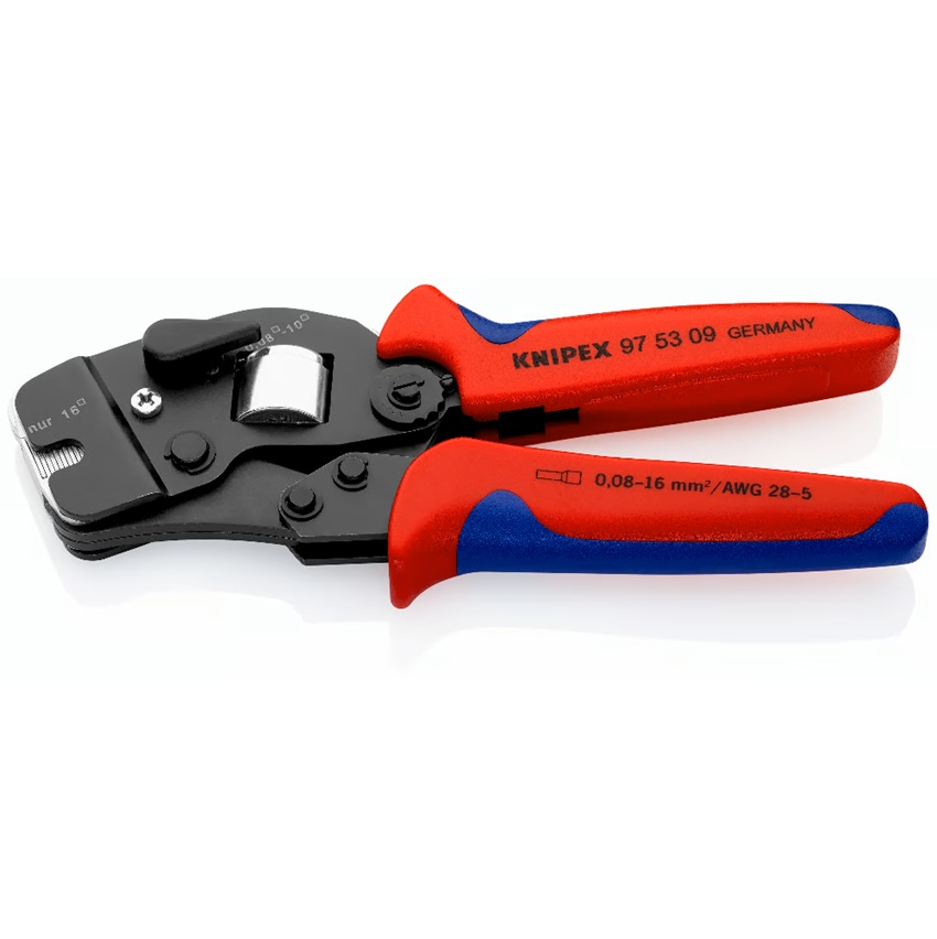 Knipex 自调式套管端子压接钳 0.08-16mm² 前方进线