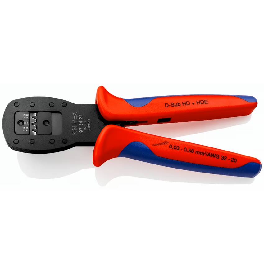 Knipex  压接钳 微型插塞端子 0.03-0.56mm²